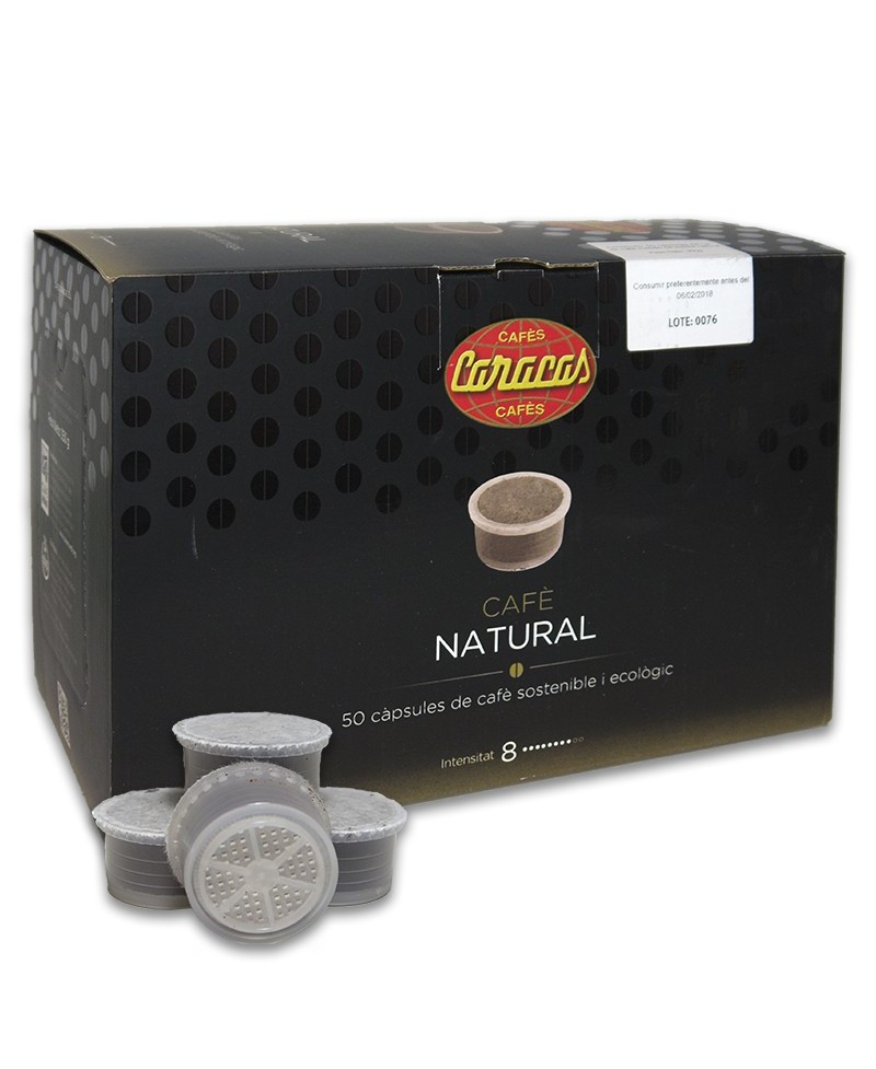 Cápsulas biodegradables de café superior natural