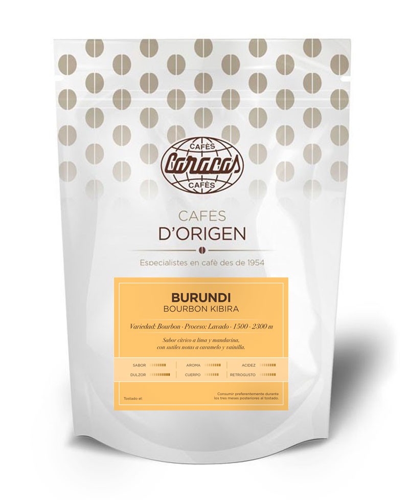 Café origen: Bourbon kibira 250 grms de Cafés Caracas