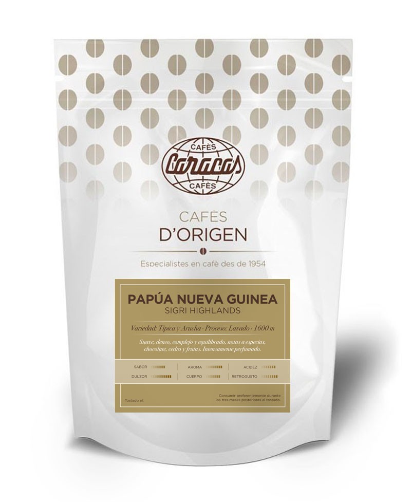 Cafés Orígenes Papúa Nueva Guinea Sigri Highlands 250 gr Cafés Caracas