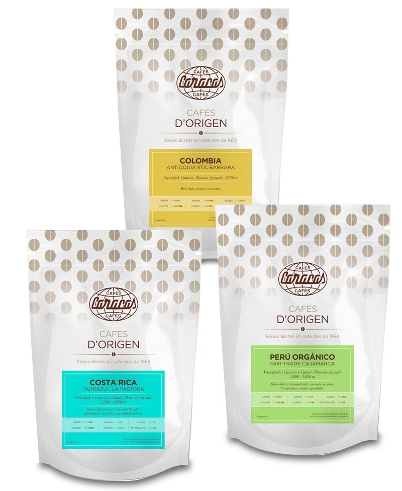 Pack degustación Café Origen Americano. Ruta Pacífico